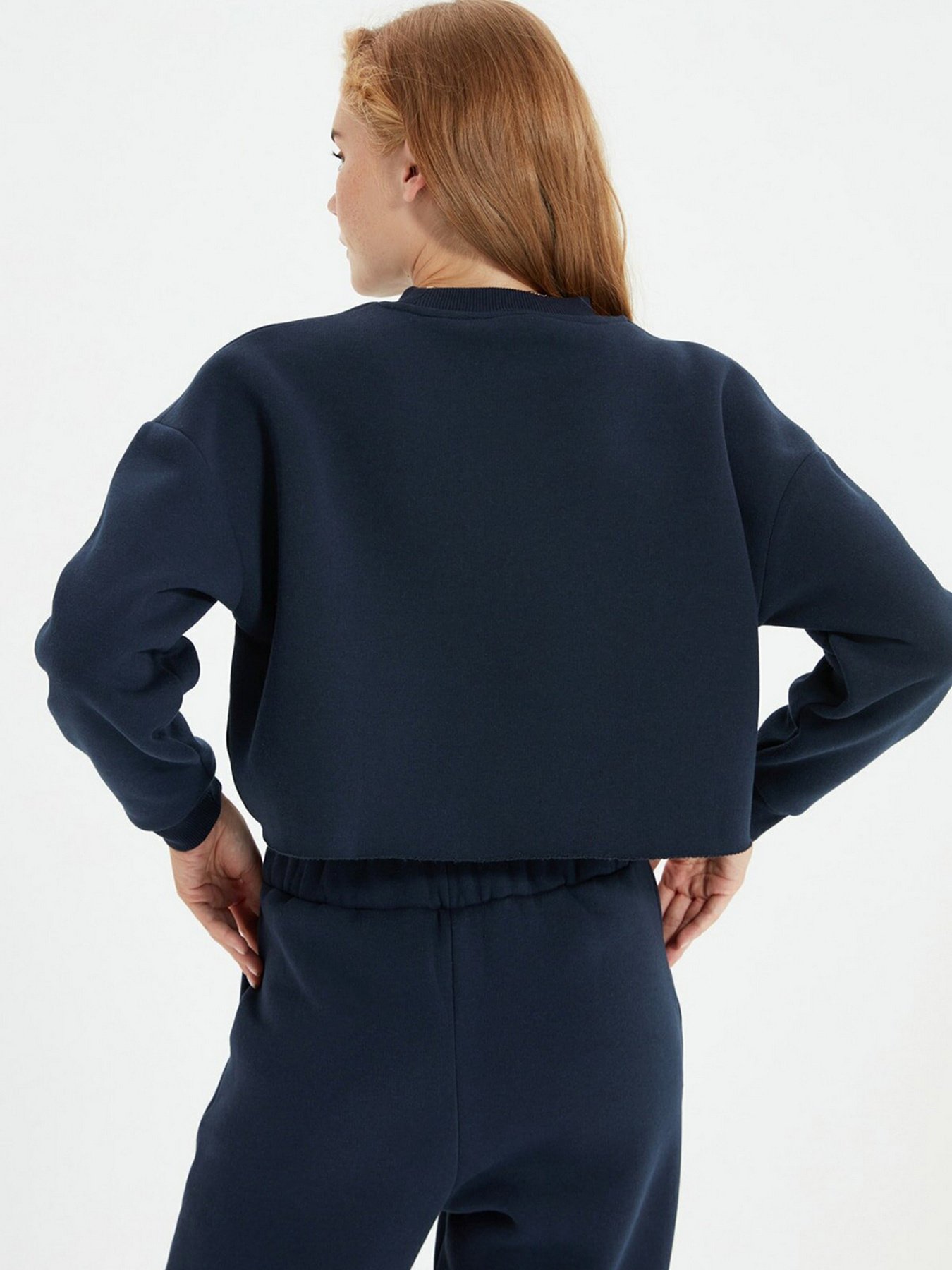 Свитшот Trendyol модель TWOAW22SW0895/Lacivert Фото