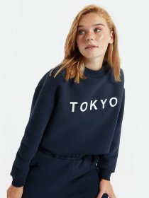 Свитшот Trendyol модель TWOAW22SW0895/Lacivert Фото