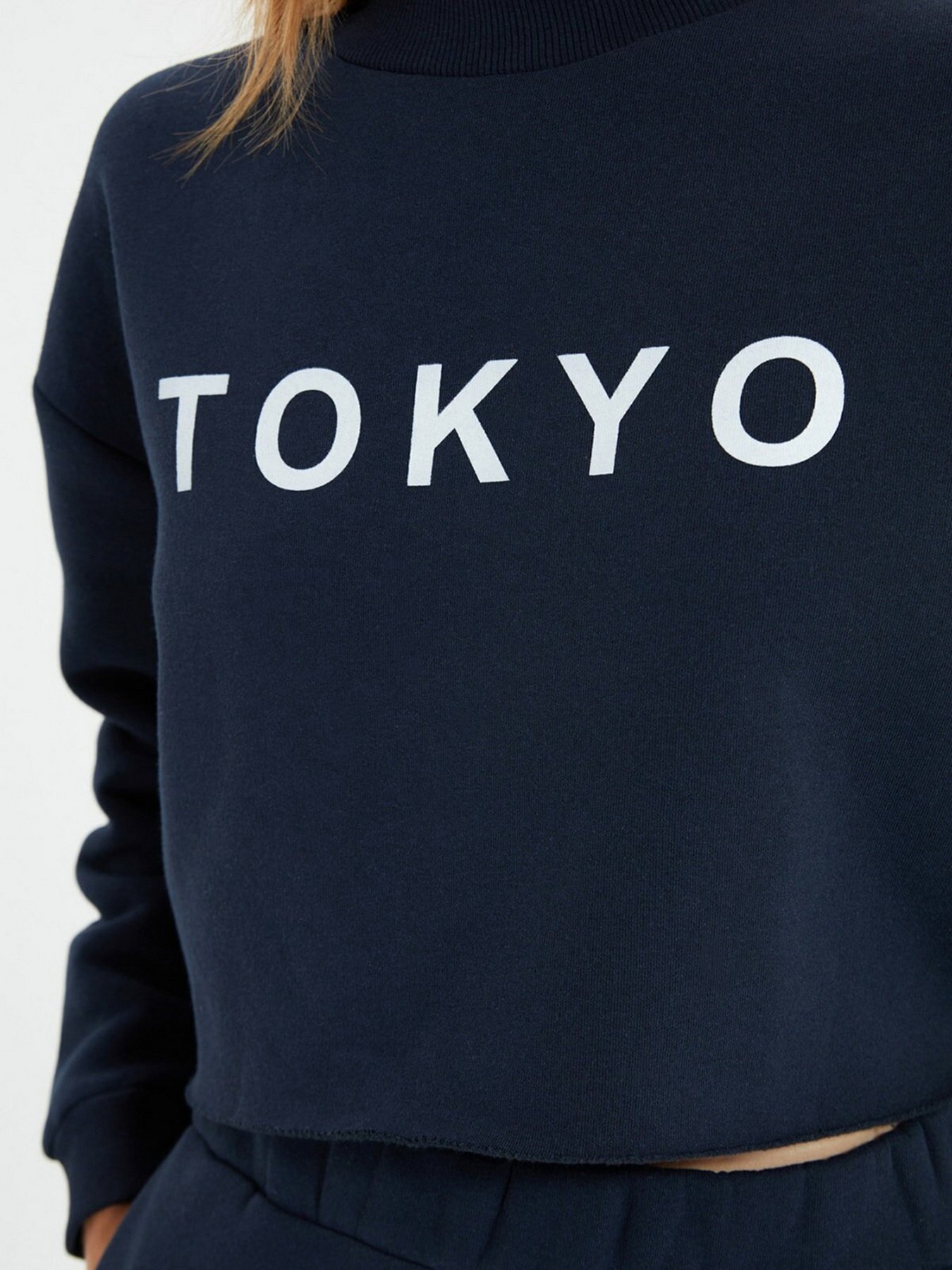 Світшот Trendyol модель TWOAW22SW0895/Lacivert Фото