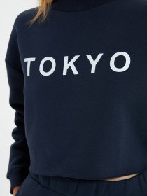 Світшот Trendyol модель TWOAW22SW0895/Lacivert Фото