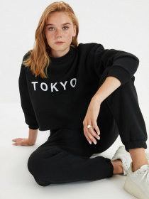 Свитшот Trendyol модель TWOAW22SW0895/Siyah Фото