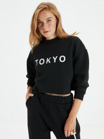 Свитшот Trendyol модель TWOAW22SW0895/Siyah Фото