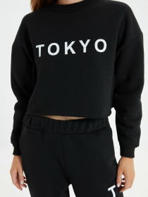 Світшот Trendyol модель TWOAW22SW0895/Siyah Фото