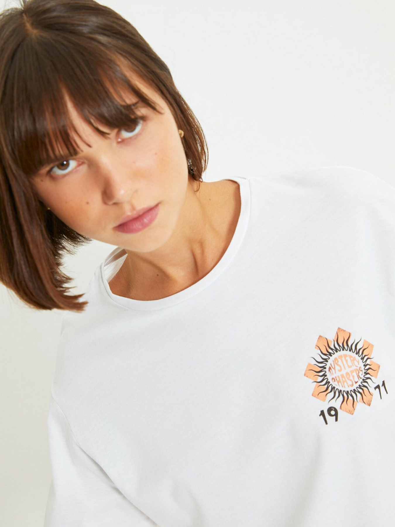 Лонгслів Trendyol модель TWOAW22TS0037/Beyaz Фото