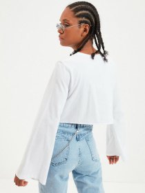 Лонгслив Trendyol модель TWOAW22TS0042/Beyaz Лонгслив Trendyol модель TWOAW22TS0042/Beyaz Фото
