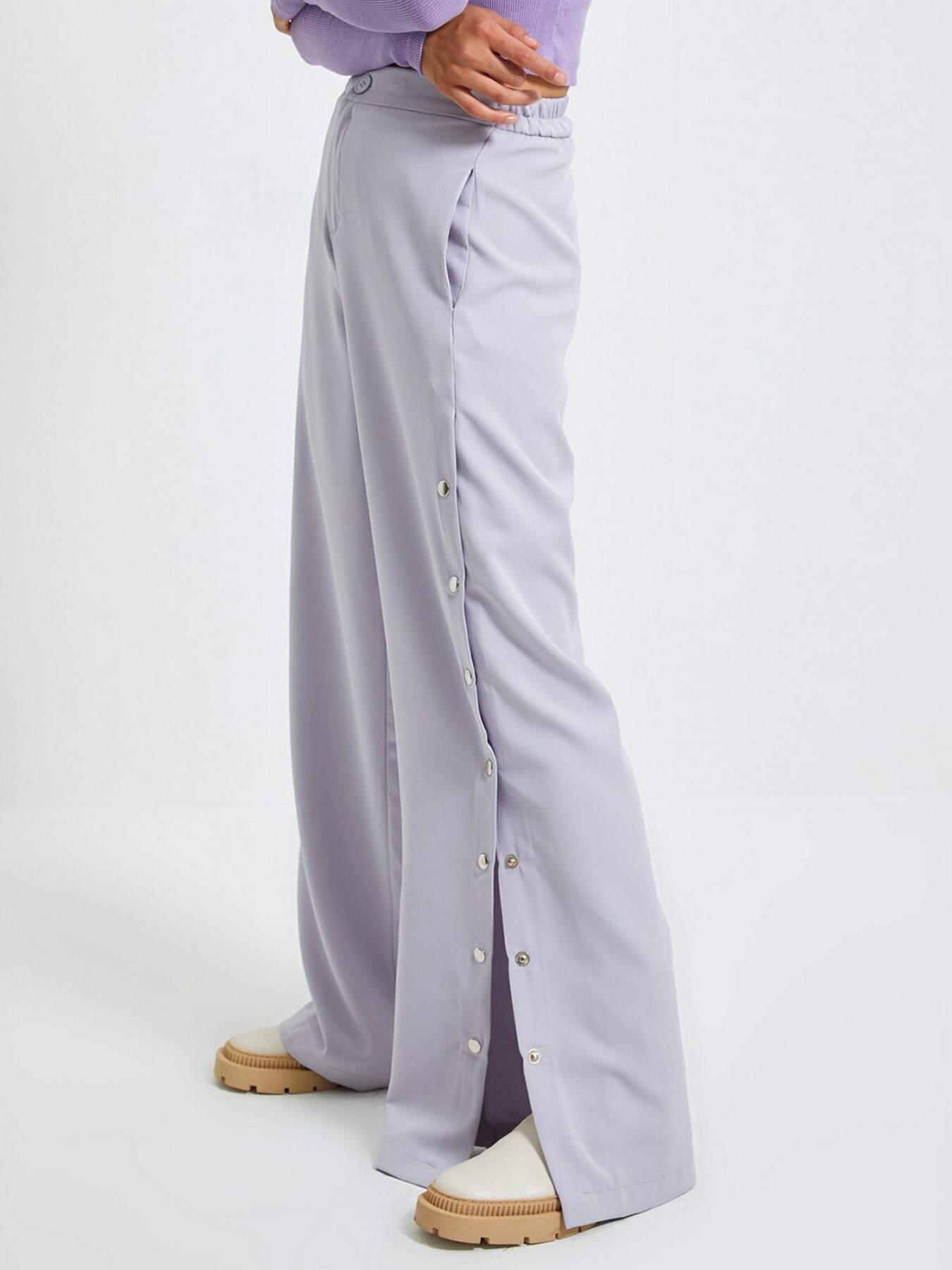 Палаццо Trendyol модель TWOSS20PL0398/Gri Палаццо Trendyol модель TWOSS20PL0398/Gri Фото