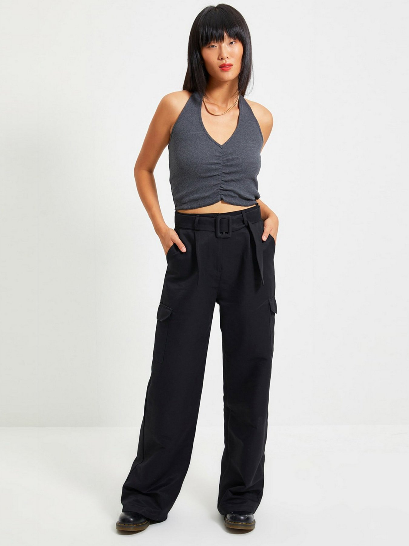 Топ Trendyol модель TWOSS21BZ0691/Antrasit Фото