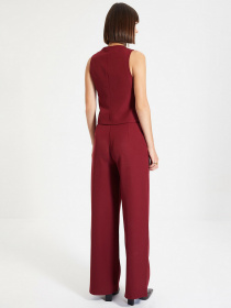 Класичні штани Trendyol модель TWOSS21PL0189/Bordo Фото