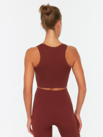 Топ Trendyol модель TWOSS21SS0024/Kahverengi Фото