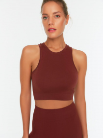 Топ Trendyol модель TWOSS21SS0024/Kahverengi Фото