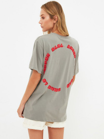 Футболки і поло Trendyol модель TWOSS21TS3875/Gri Фото