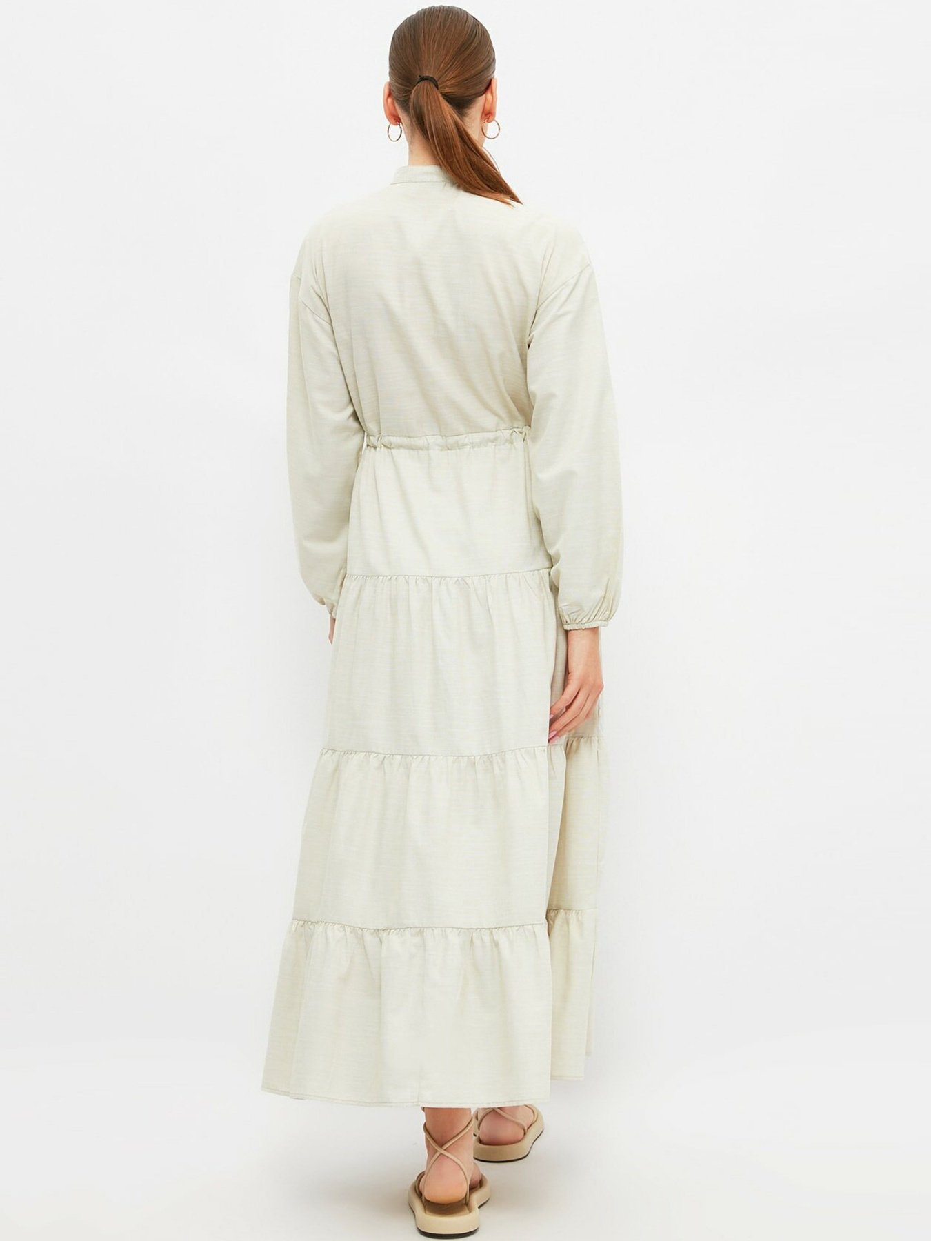 Платье макси Trendyol модель TCTSS21EL3508/Yesil Фото