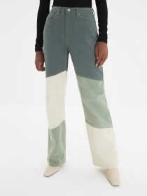 Широкие джинсы Trendyol Wide Leg модель TWOAW22JE0009/Cok Renkli Фото