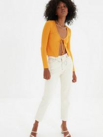 Джинсы мом Trendyol Mom модель TWOAW22JE0108/Ekru Фото