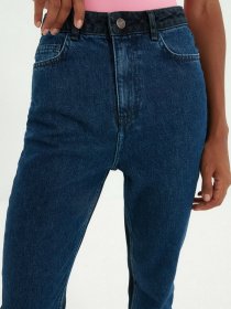 Джинси мом Trendyol Mom модель TWOAW22JE0116/Gece Mavisi Фото