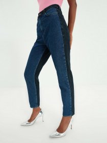 Джинси мом Trendyol Mom модель TWOAW22JE0116/Gece Mavisi Фото