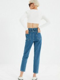 Джинсы мом Trendyol Mom модель TWOAW22JE0119/Mavi Фото