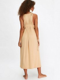 Платье миди Trendyol модель TBESS21EL4195/Bej Платье миди Trendyol модель TBESS21EL4195/Bej Фото