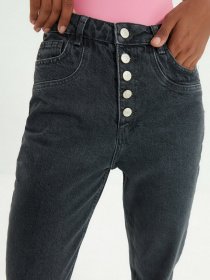 Джинсы мом Trendyol Mom модель TWOAW22JE0120/Antrasit Фото