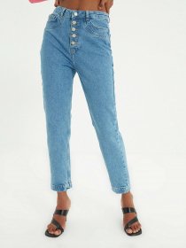 Джинсы мом Trendyol Mom модель TWOAW22JE0120/Mavi Фото