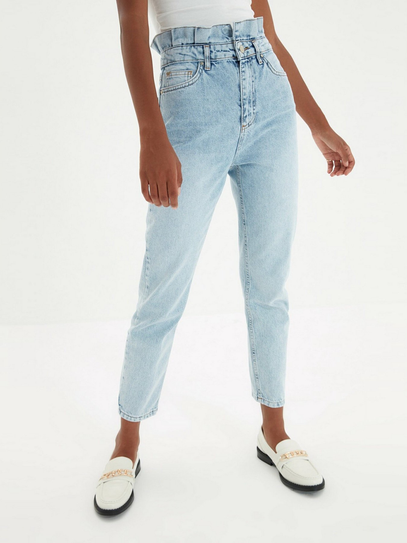 Джинсы мом Trendyol Mom модель TWOAW22JE0141/Mavi Фото