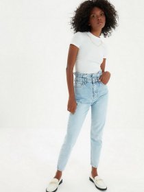 Джинси мом Trendyol Mom модель TWOAW22JE0141/Mavi Фото