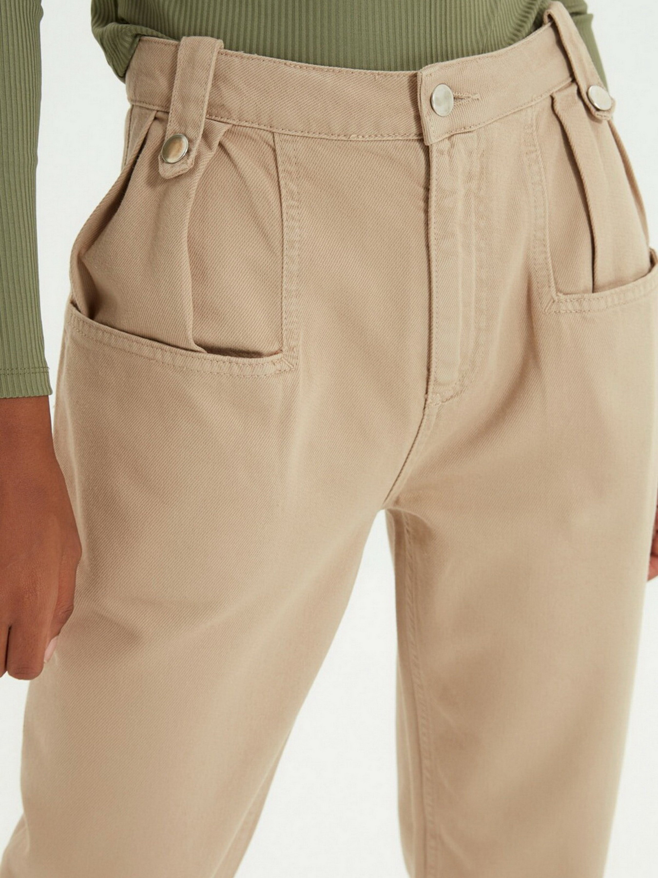 Джинси мом Trendyol Relaxed Mom модель TWOAW22JE0146/ACik Kahverengi Джинси мом Trendyol Relaxed Mom модель TWOAW22JE0146/ACik Kahverengi Фото