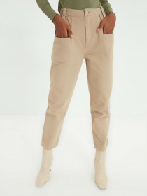 Джинси мом Trendyol Relaxed Mom модель TWOAW22JE0146/ACik Kahverengi Джинси мом Trendyol Relaxed Mom модель TWOAW22JE0146/ACik Kahverengi Фото