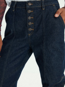 Бойфренды Trendyol Curved модель TWOAW22JE0149/Lacivert Фото