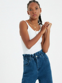 Широкі джинси Trendyol Wide Leg модель TWOAW22JE0184/Mavi Фото