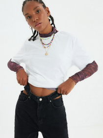 Широкие джинсы Trendyol Wide Leg модель TWOAW22JE0239/Siyah Фото