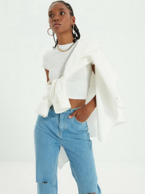 Широкі джинси Trendyol Wide Leg модель TWOAW22JE0251/Mavi Фото