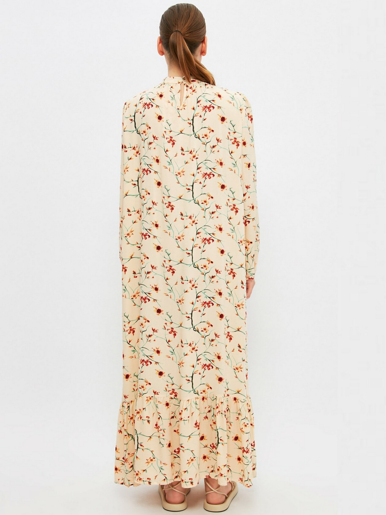 Платье макси Trendyol модель TCTSS21EL4024/Krem Фото