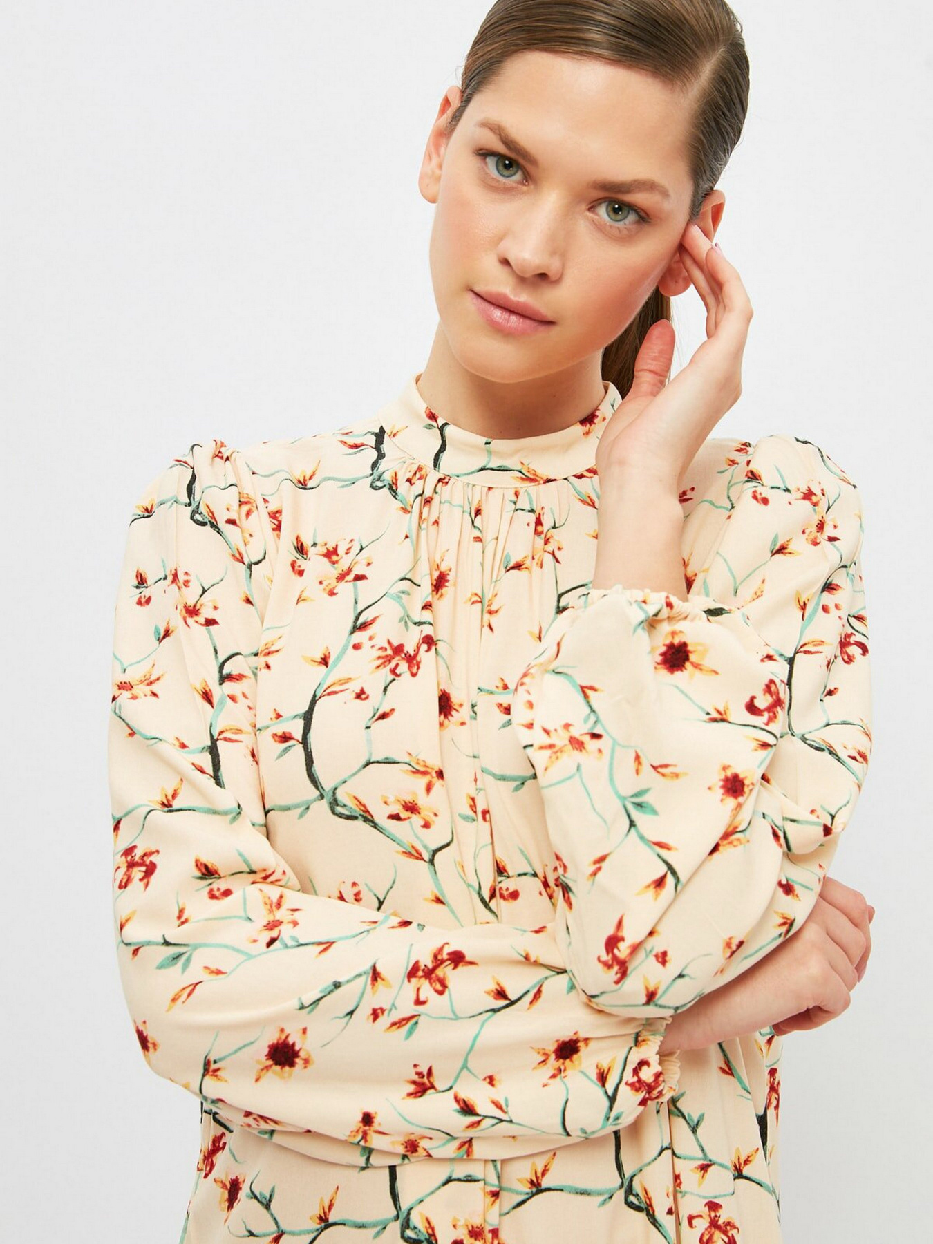 Сукня максі Trendyol модель TCTSS21EL4024/Krem Сукня максі Trendyol модель TCTSS21EL4024/Krem Фото