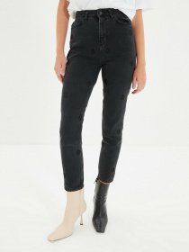 Джинсы мом Trendyol Mom модель TWOAW22JE0343/Antrasit Фото