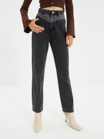 Прямі джинси Trendyol Bootcut модель TWOAW22JE0422/Antrasit Фото