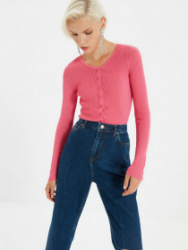 Широкі джинси Trendyol Wide Leg модель TWOAW22JE0434/Lacivert Фото