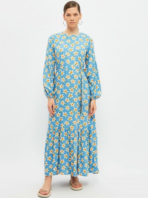 Платье макси Trendyol модель TCTSS21EL4295/Mavi Фото