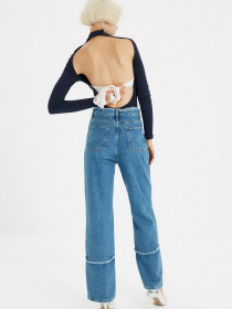 Широкі джинси Trendyol Wide Leg модель TWOAW22JE0460/Mavi Фото