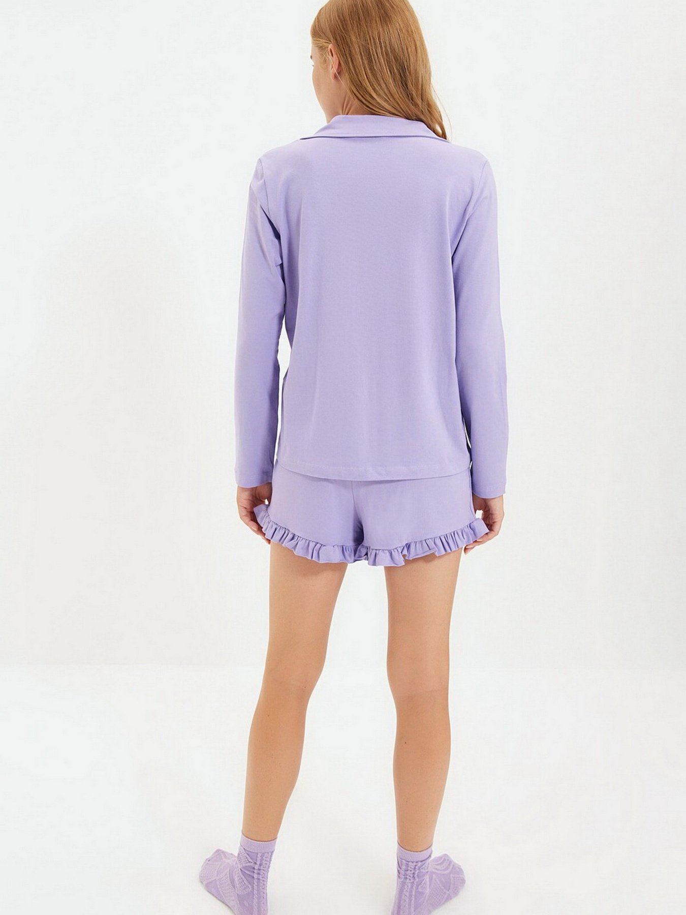 Пижама Trendyol модель THMAW21PT0138/Lila Фото