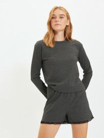 Пижама Trendyol модель THMAW21PT0197/Antrasit Фото
