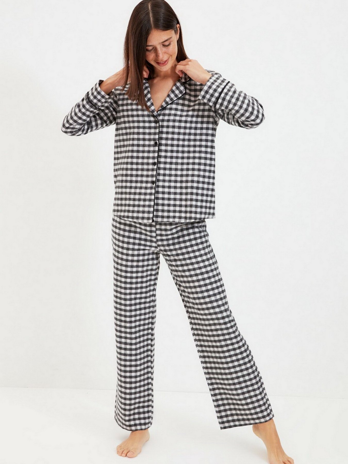 Піжама Trendyol модель THMAW21PT0437/Siyah Фото