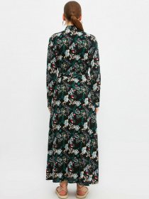 Платье макси Trendyol модель TCTSS21EL4269/Siyah Фото