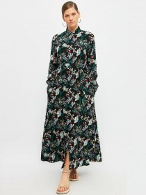 Платье макси Trendyol модель TCTSS21EL4269/Siyah Фото