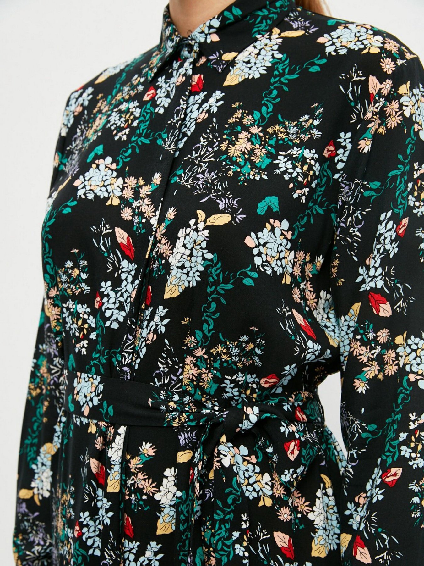 Платье макси Trendyol модель TCTSS21EL4269/Siyah Фото