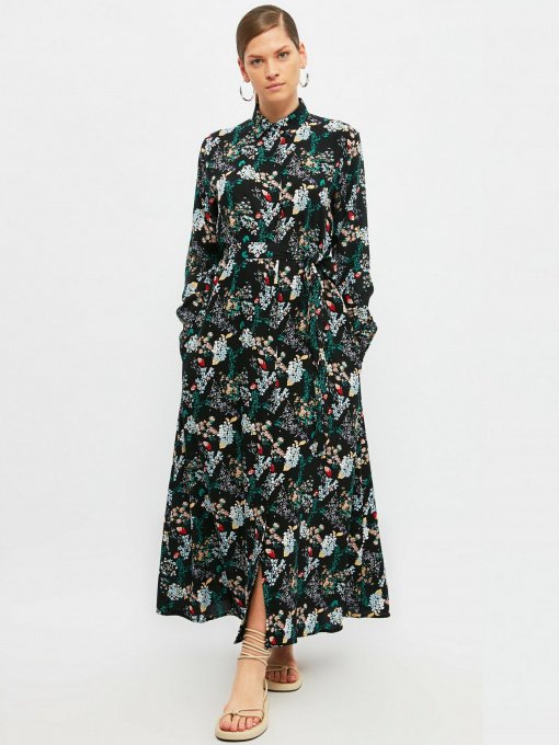 Сукня максі Trendyol модель TCTSS21EL4269/Siyah Фото