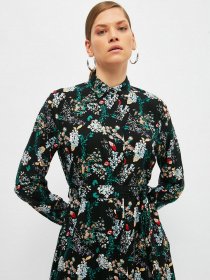 Платье макси Trendyol модель TCTSS21EL4269/Siyah Фото