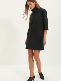 Платье мини Trendyol модель TWOAW20EL1110/Antrasit Фото