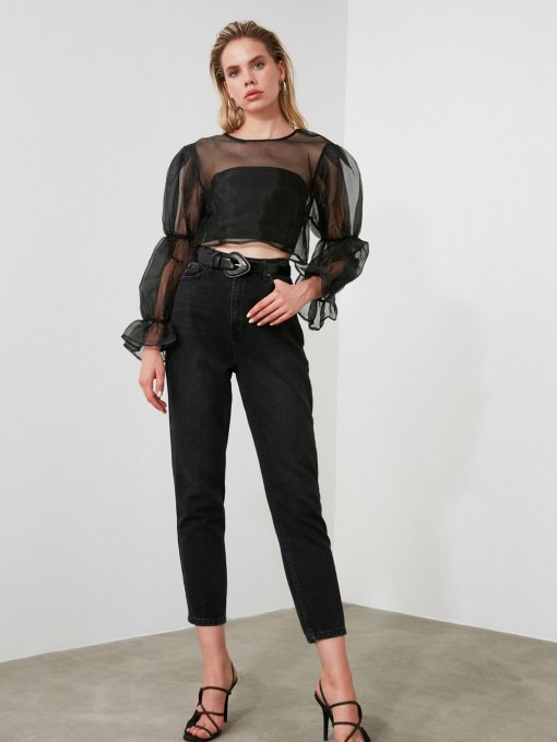 Джинсы Trendyol модель TWOSS20JE0099/Siyah Фото