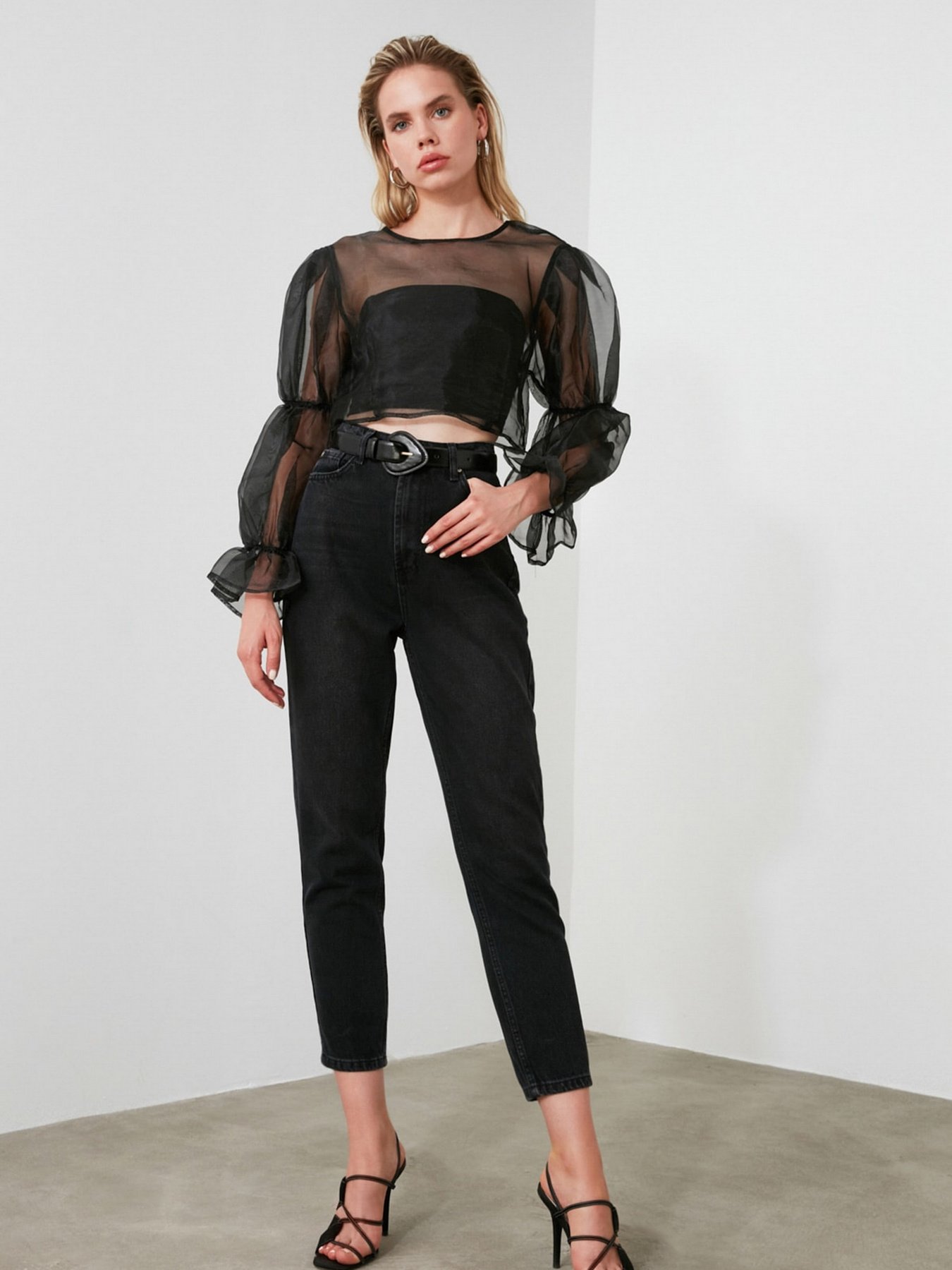 Джинсы Trendyol модель TWOSS20JE0099/Siyah Фото